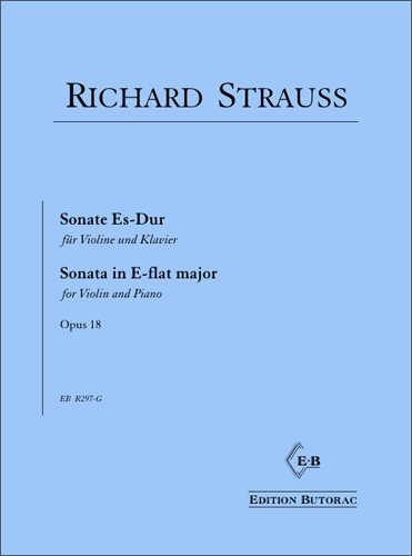 Cover - Richard Strauss, Violinsonate Es-Dur op. 18